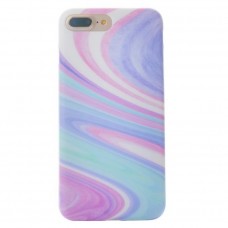 iPhone 7 Plus - TPU IMD Matte Soft Full Case Printing Protective Cover Case - Painting Pattern